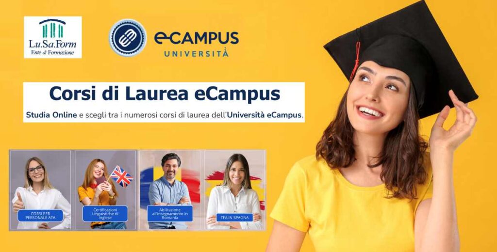 MENO UNIVERSITÀ PER I GIOVANI ITALIANI RISPETTO AL RESTO D’EUROPA, MA CON LU.SA. FORM SI ENTRA SUBITO NEL MONDO DEL LAVORO